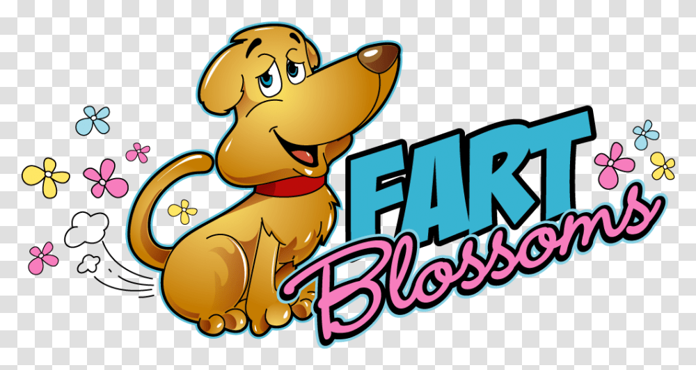 Welcome To Fart Blossoms Cartoon, Animal, Mammal, Text, Logo Transparent Png