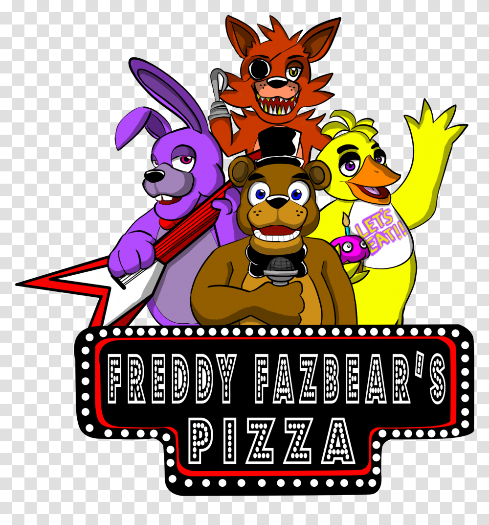 Welcome To Freddy Fazbear's Pizza, Poster, Advertisement, Flyer, Paper Transparent Png