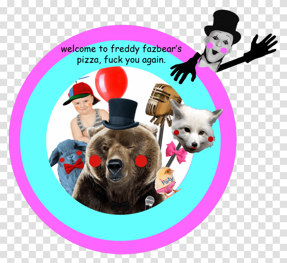 Welcome To Freddy Fazbears Pizza Fuck You, Person, Advertisement, Poster, Performer Transparent Png