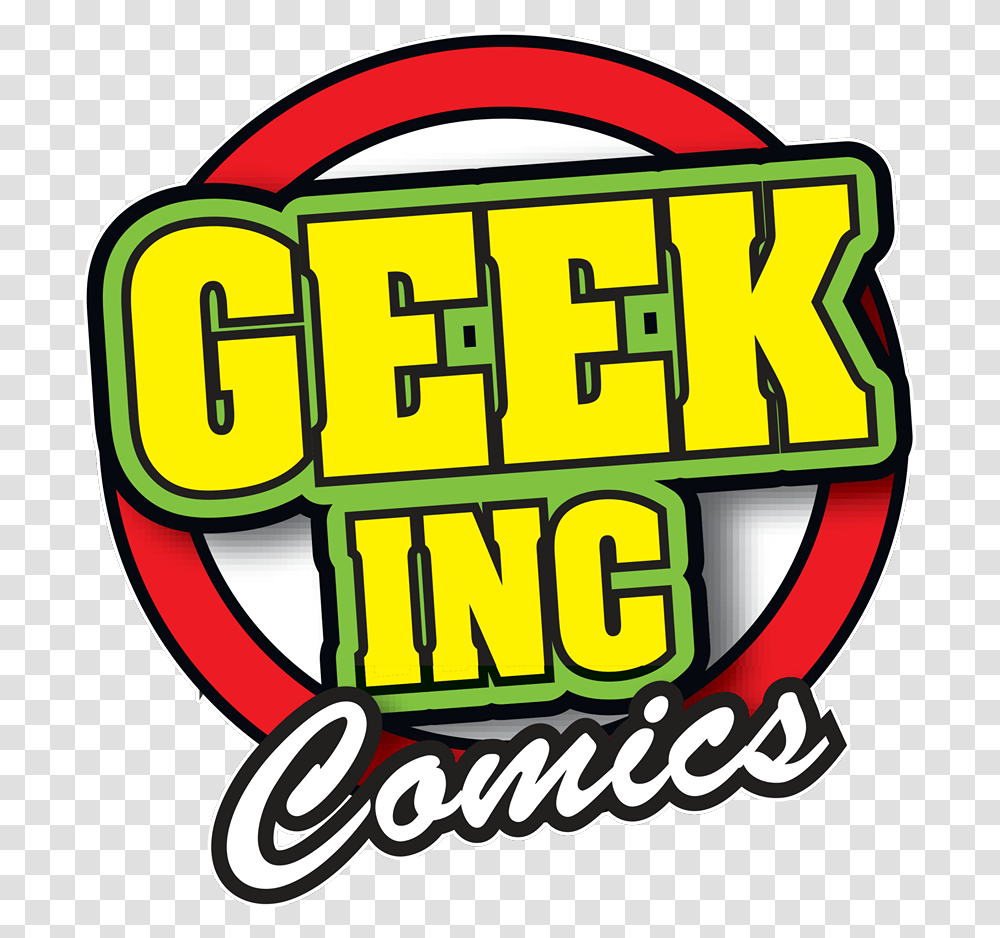 Welcome To Geek Inc Comics Comic Book Logo, Label, Text, Dynamite, Symbol Transparent Png