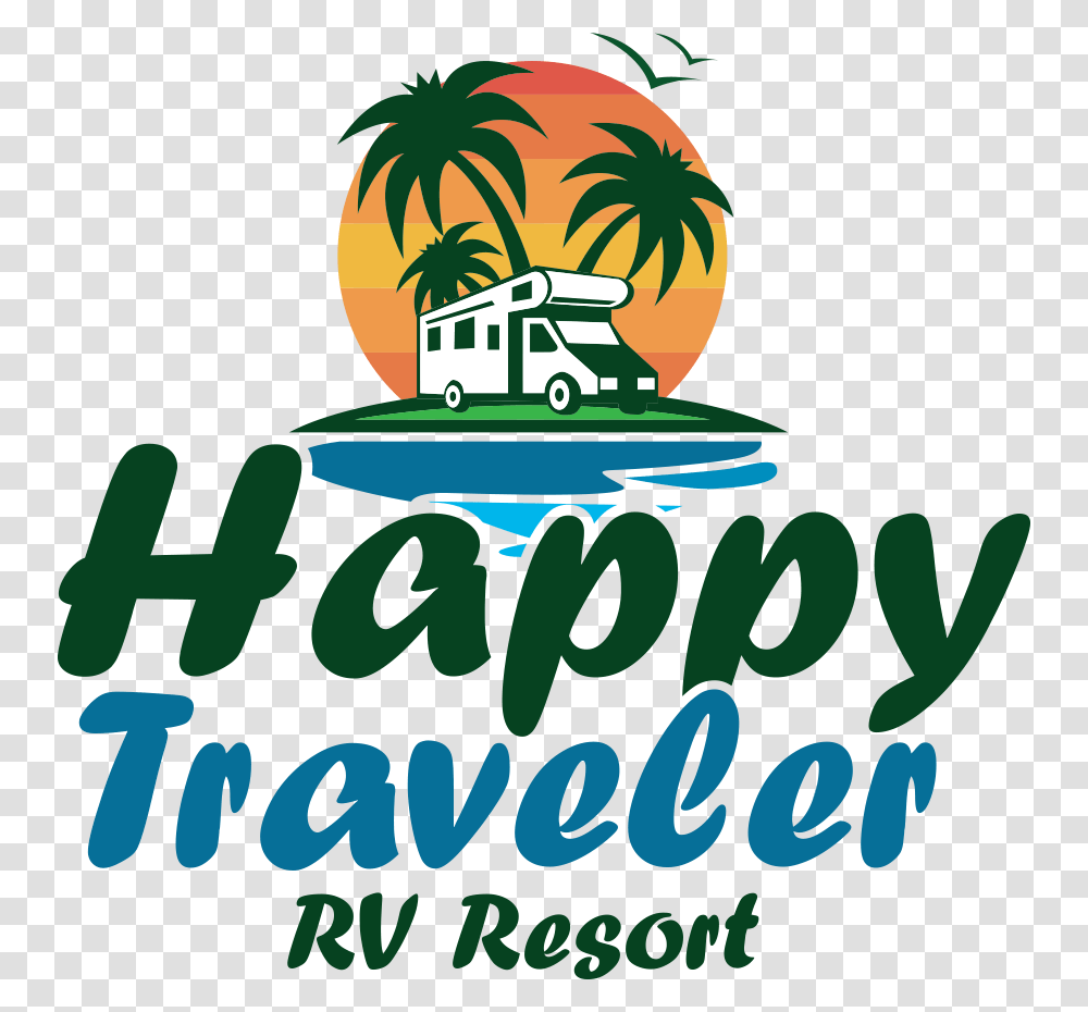 Welcome To Happy Traveler Rv Resort Poster, Advertisement, Flyer, Paper Transparent Png