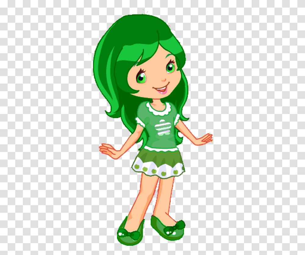 Welcome To Ideas Wiki Strawberry Shortcake Key Lime, Elf, Person, Human, Green Transparent Png