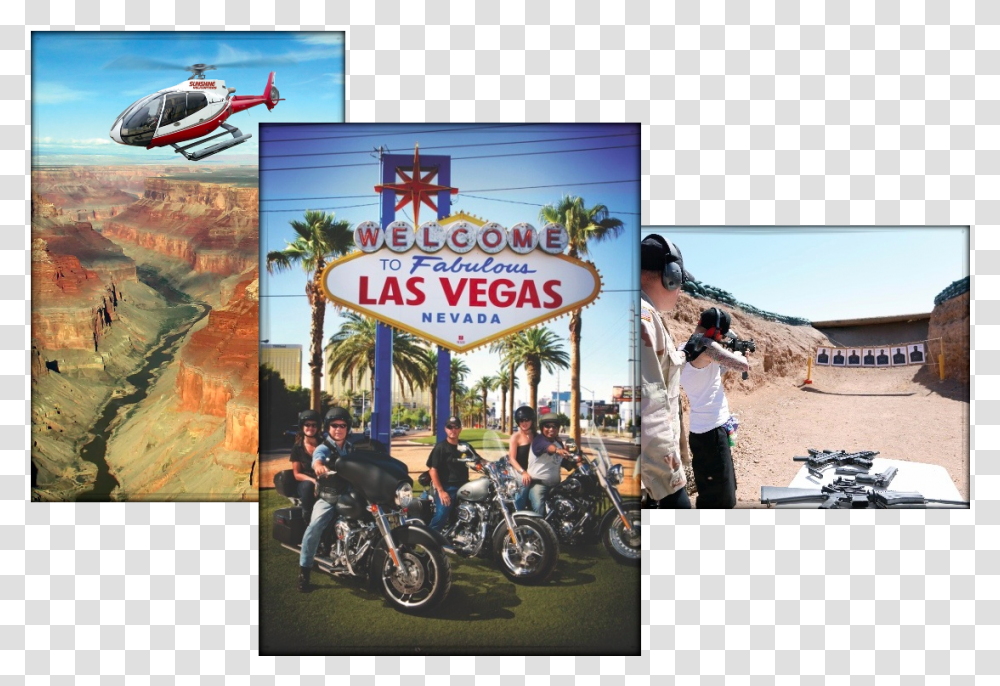 Welcome To Las Vegas, Person, Motorcycle, Vehicle, Transportation Transparent Png