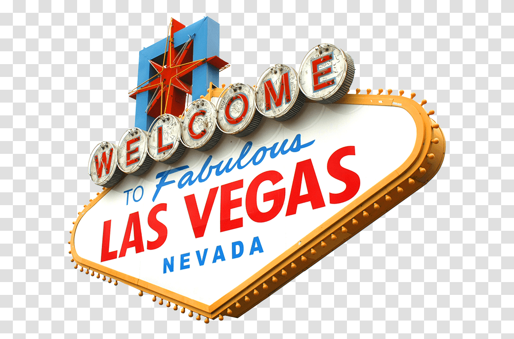 Welcome To Las Vegas Sign, Advertisement, Poster, Birthday Cake Transparent Png