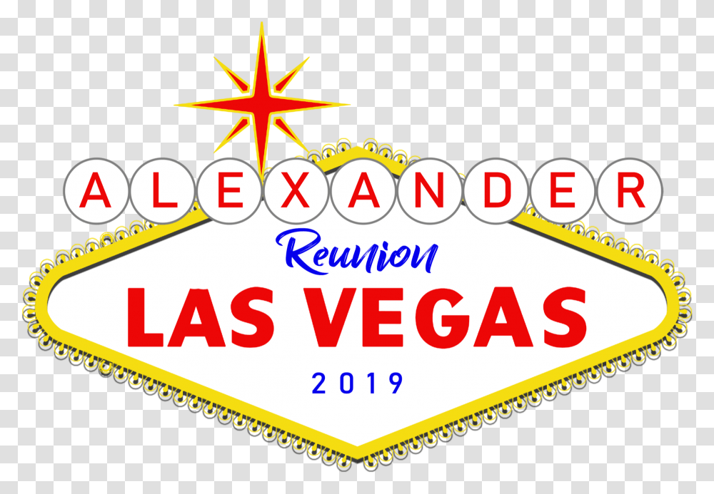 Welcome To Las Vegas Sign, Label, Star Symbol Transparent Png