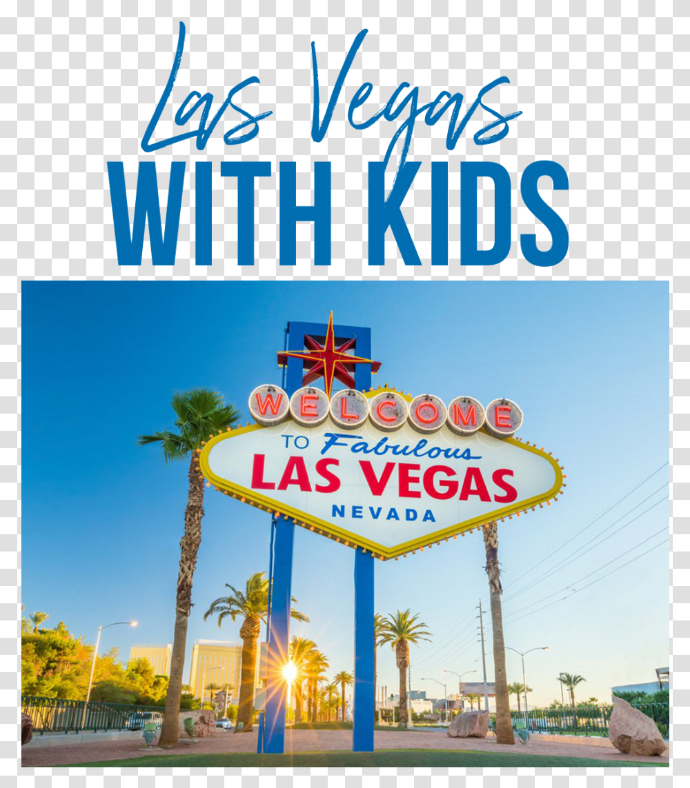 Welcome To Las Vegas Sign Vegas Nevada, Advertisement, Theme Park, Amusement Park, Building Transparent Png