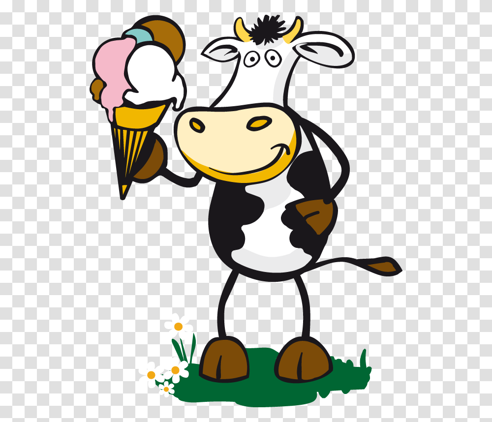 Welcome To Mr Moos Cafe And Ice Cream Parlour, Cow, Cattle, Mammal, Animal Transparent Png