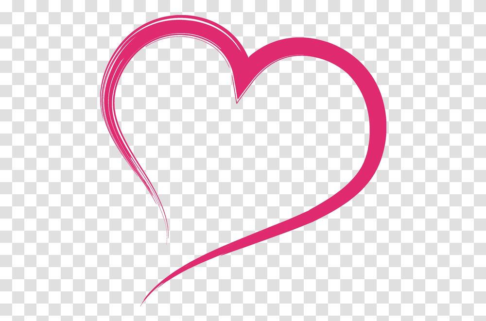 Welcome To My Website Pink Heart Outline Clipart, Bow Transparent Png