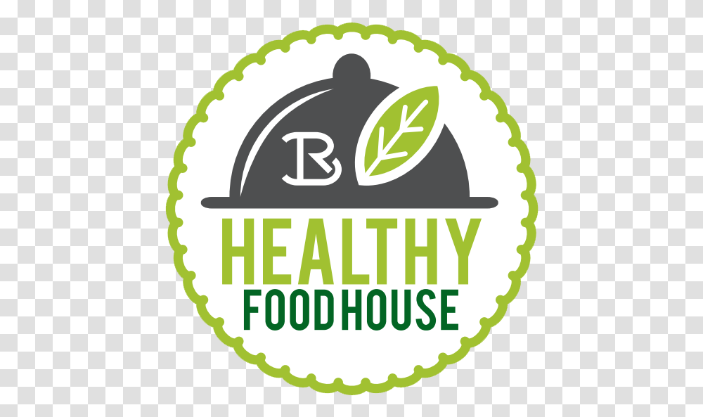 Welcome To Rb Healthy Food House Logo, Label, Text, Sticker, Vegetation Transparent Png