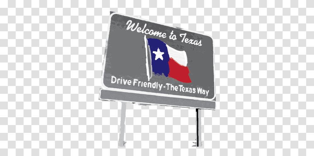 Welcome To Texas, White Board, Sign Transparent Png