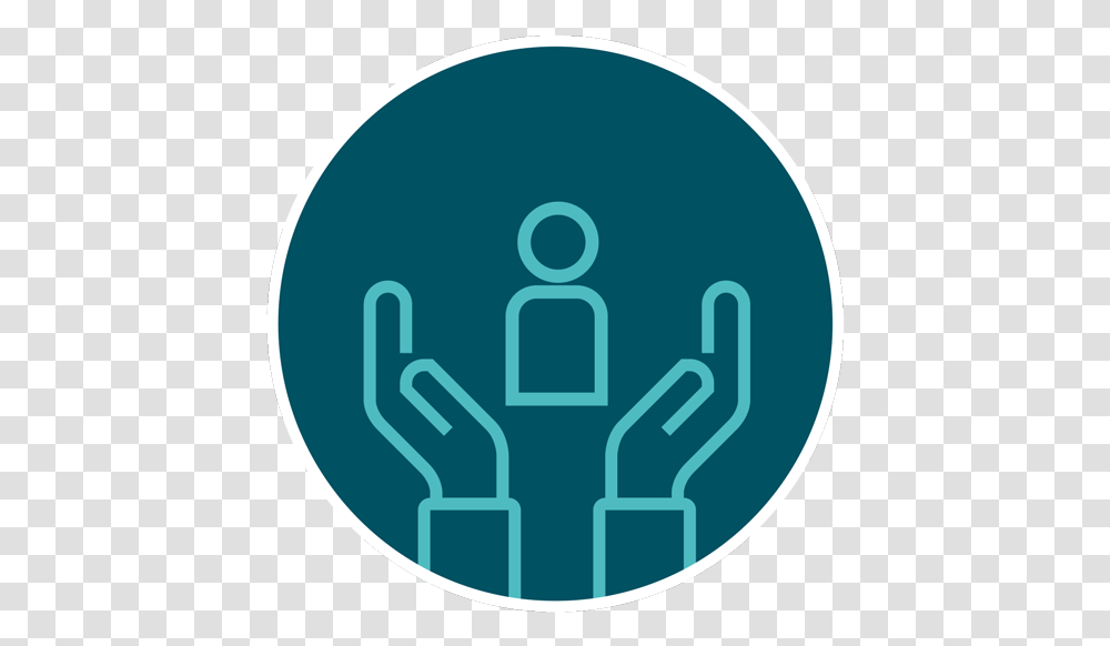 Welcome To The Future Of Surgery Circle, Security, Hand, Symbol, Chair Transparent Png