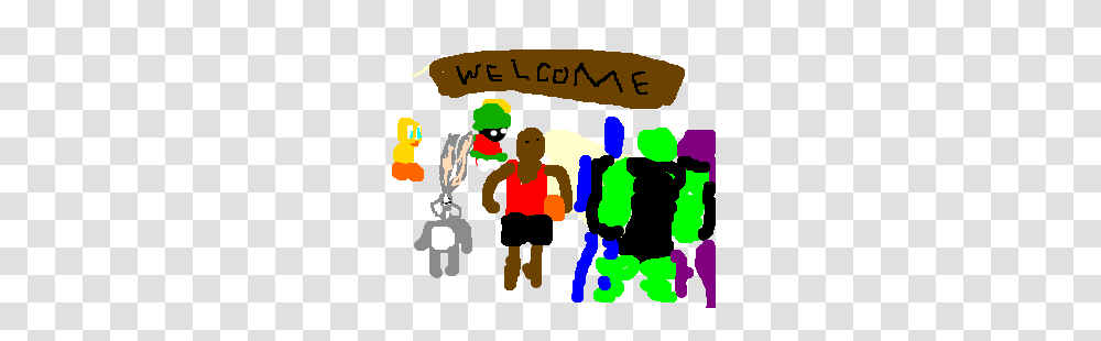 Welcome To The Space Jam, Crowd, Drawing Transparent Png