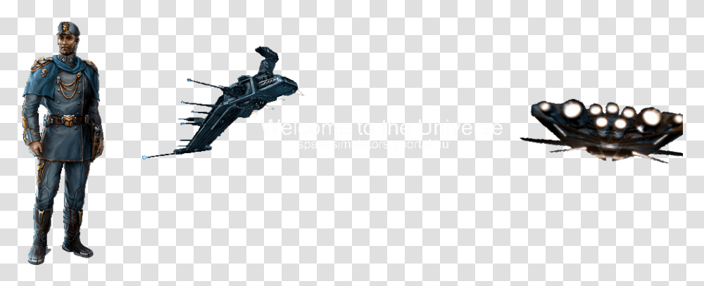 Welcome To The Universe Assault Rifle, Person, Human, Spaceship, Aircraft Transparent Png
