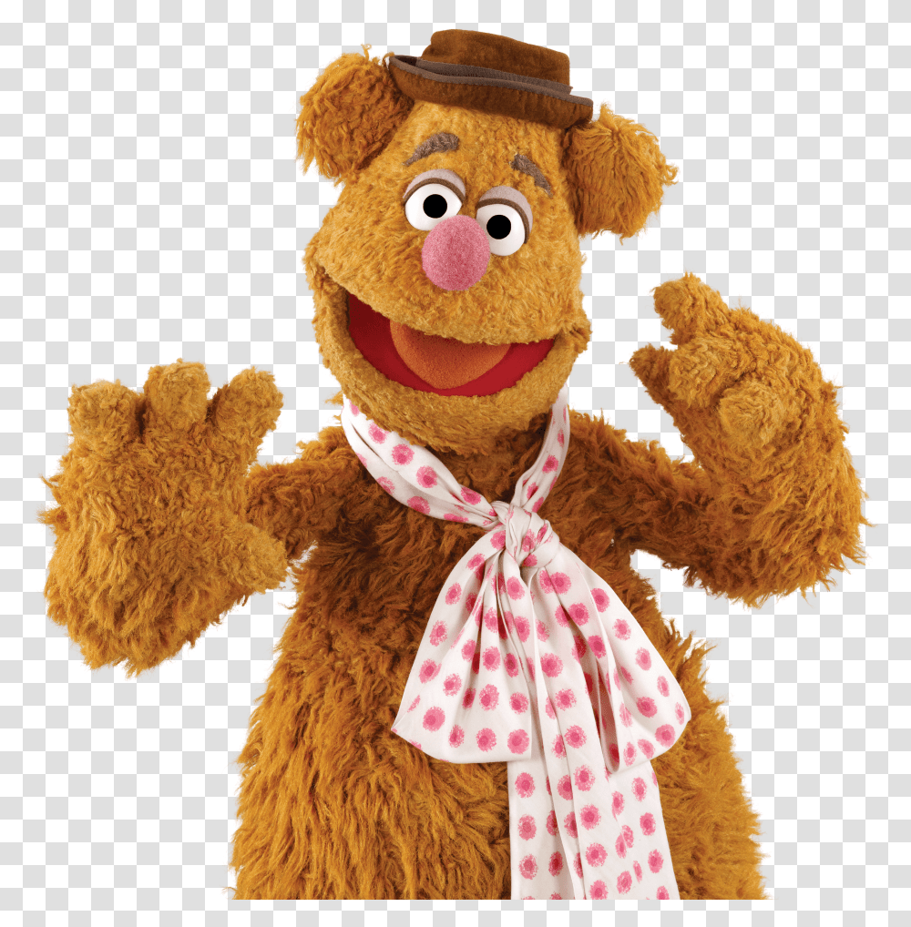 Welcome To The Wiki Muppets Fozzie Bear, Toy, Plush, Mascot, Doll Transparent Png