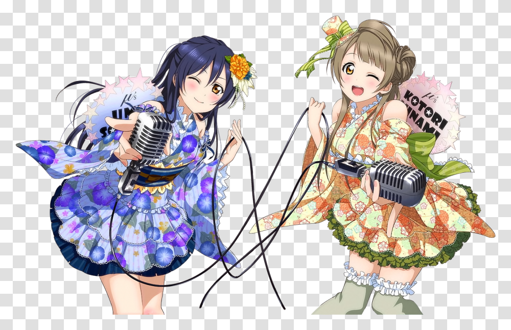 Welcome To Umichan Love Live Cards Ur Pairs, Comics, Book, Manga, Person Transparent Png