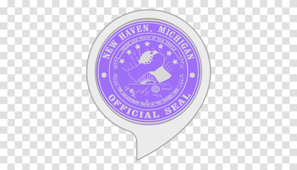 Welcome To Village Of New Haven Mi Erp System Diagram, Logo, Symbol, Trademark, Badge Transparent Png