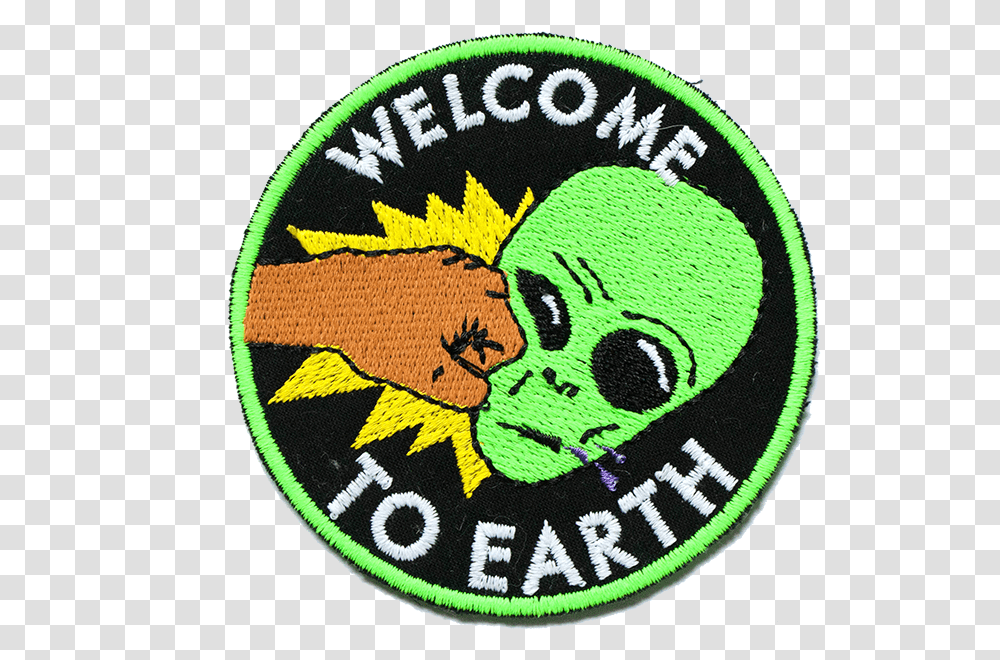 Welcome Welcome To Earth Alien, Logo, Trademark, Rug Transparent Png