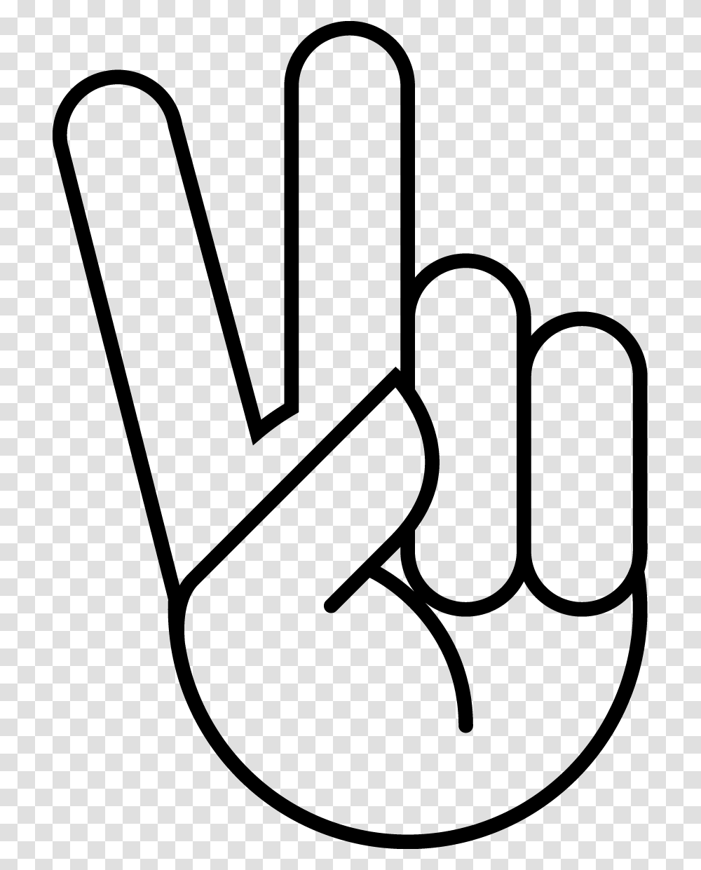 Welcomebooklet Peacesign Line Art, Gray, World Of Warcraft Transparent Png