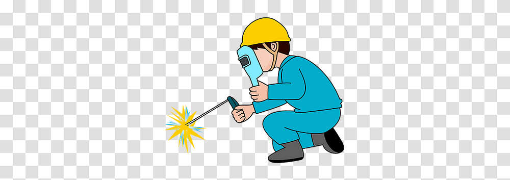 Weld Smoke And Pure Skies Worker, Person, Human, Helmet, Clothing Transparent Png