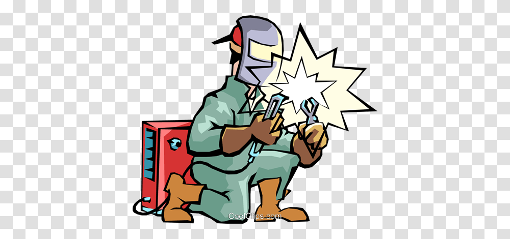 Welder Royalty Free Vector Clip Art Illustration Transparent Png