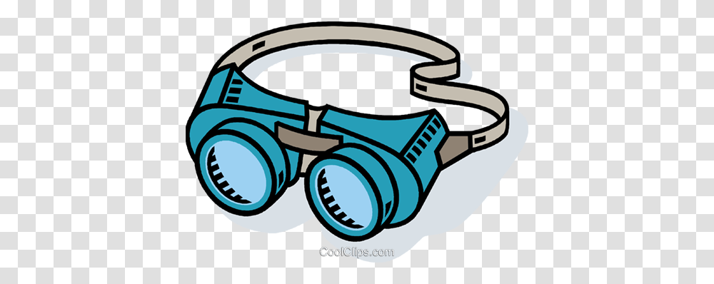 Welders Goggles Royalty Free Vector Clip Art Illustration, Binoculars Transparent Png