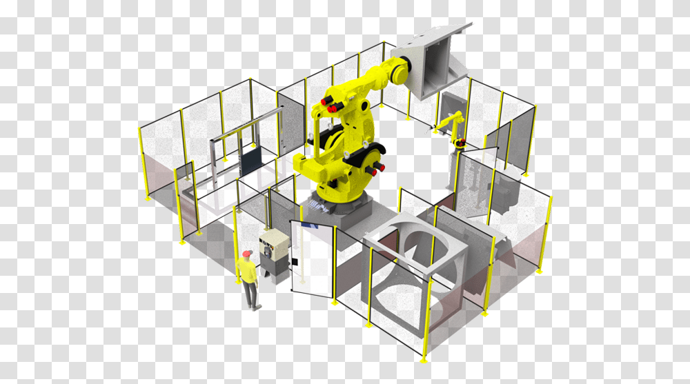 Welding Robot Cell, Toy, Person, Human, Building Transparent Png