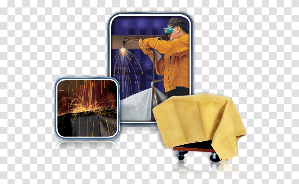 Welding Sparks Creative Arts, Apparel, Person, Human Transparent Png