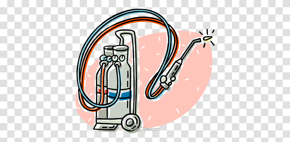 Welding Torch Royalty Free Vector Clip Art Illustration, Gas Pump, Machine, Steamer, Wiring Transparent Png