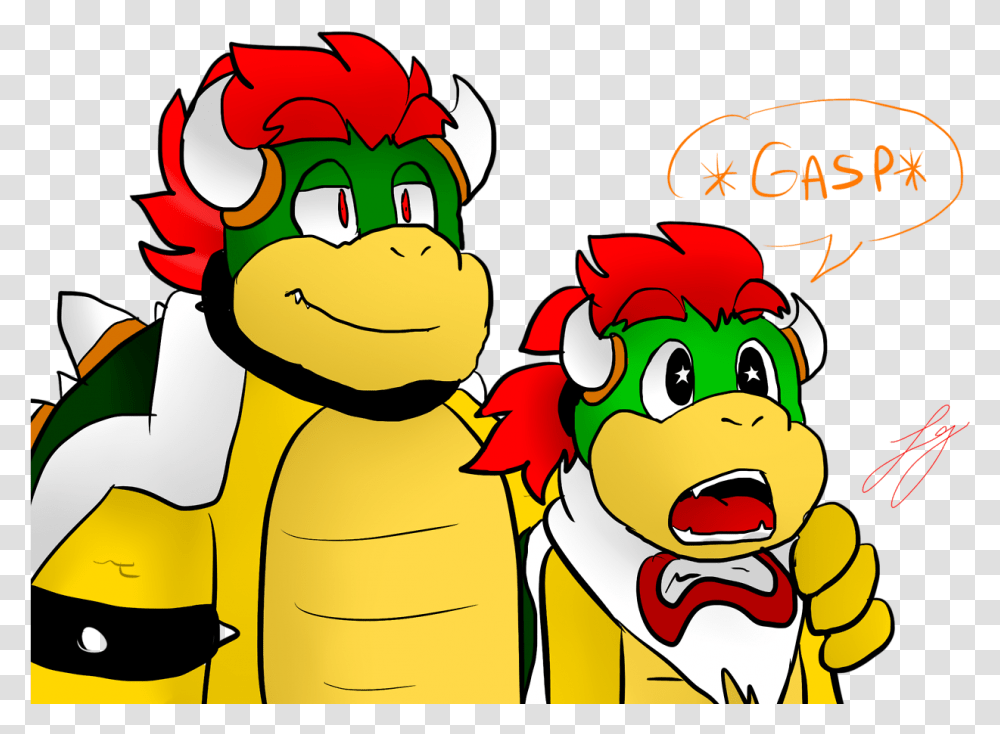 Well Ithink Bowser Gave Jr A Present Bowser Jr Likes Bowser X Bowser Jr, Plant, Angry Birds Transparent Png