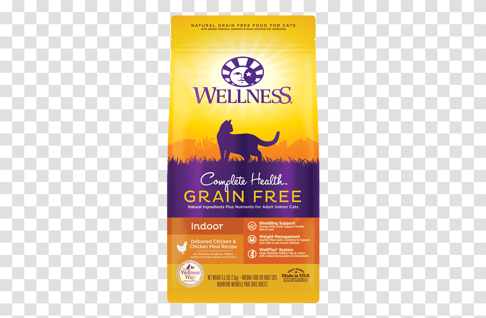 Wellness Complete Health Grain Free Indoor Chicken Wellness Grain Free Cat Food, Poster, Advertisement, Flyer, Paper Transparent Png