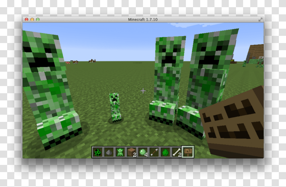 Welp Heres A Teeny Tiny Creeper For Y All Minecraft Creeper, Toy, Person, Human Transparent Png