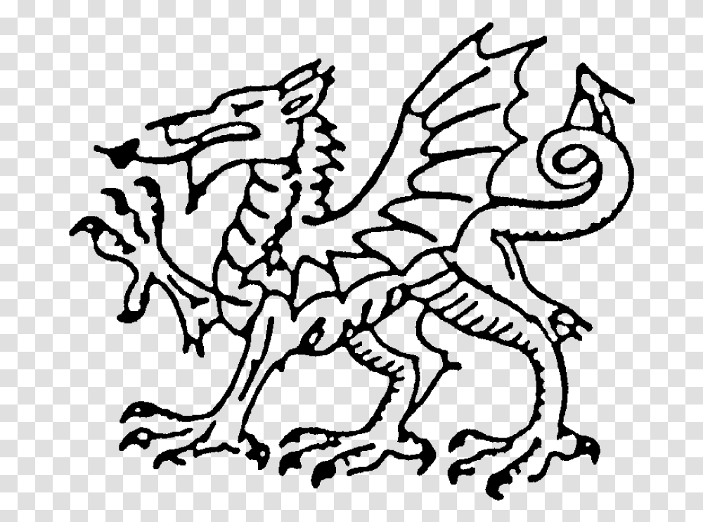 Welsh Dragon, Gray, World Of Warcraft Transparent Png