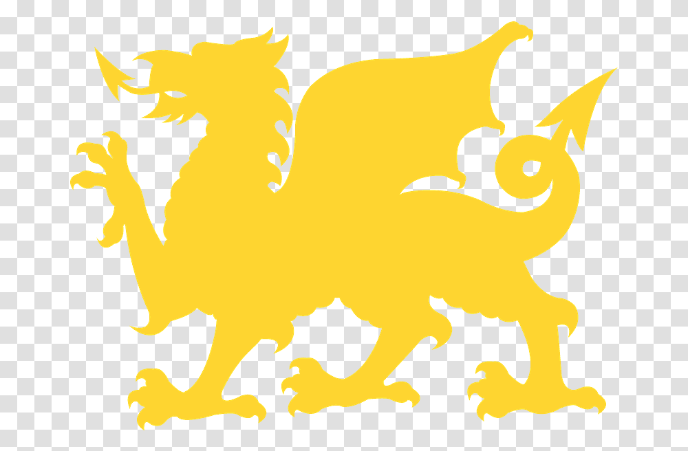 Welsh Dragon Silhouette Free Vector Silhouettes Creazilla St Ginger Soda 4 Pack 12 Oz Transparent Png