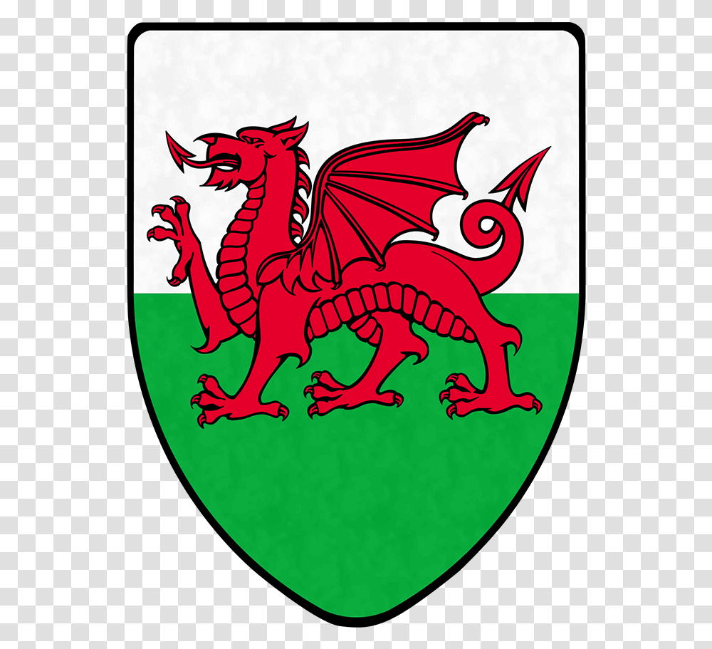 Welsh Dragon Steel Battle Shield Flag Of Wales, Horse, Mammal, Animal Transparent Png