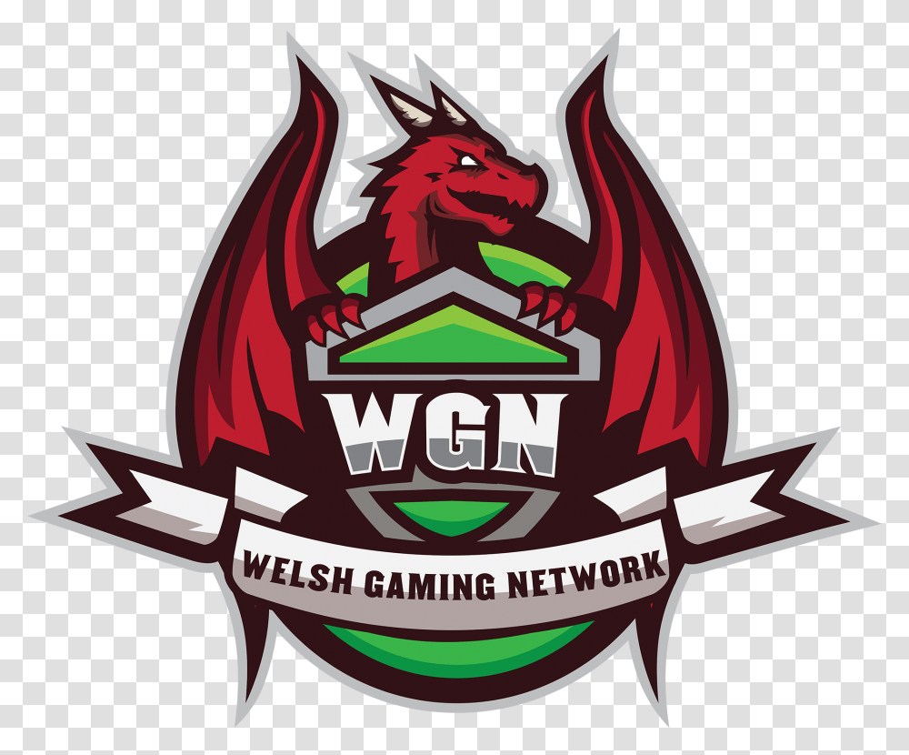 Welsh Gaming Network, Dragon, Logo, Trademark Transparent Png
