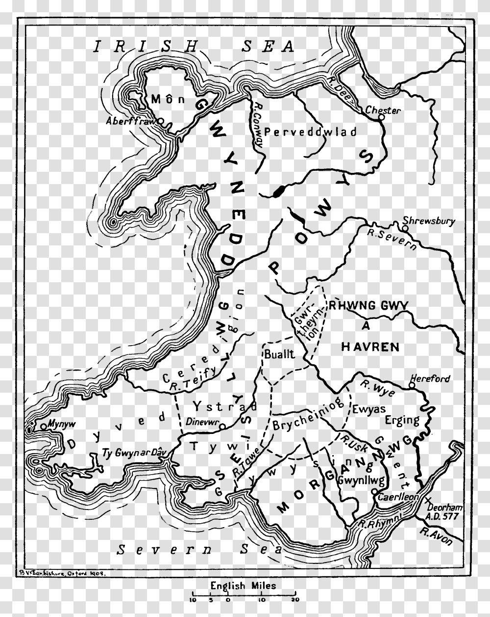 Welsh Medieval Law Map Illustration, Gray, World Of Warcraft Transparent Png