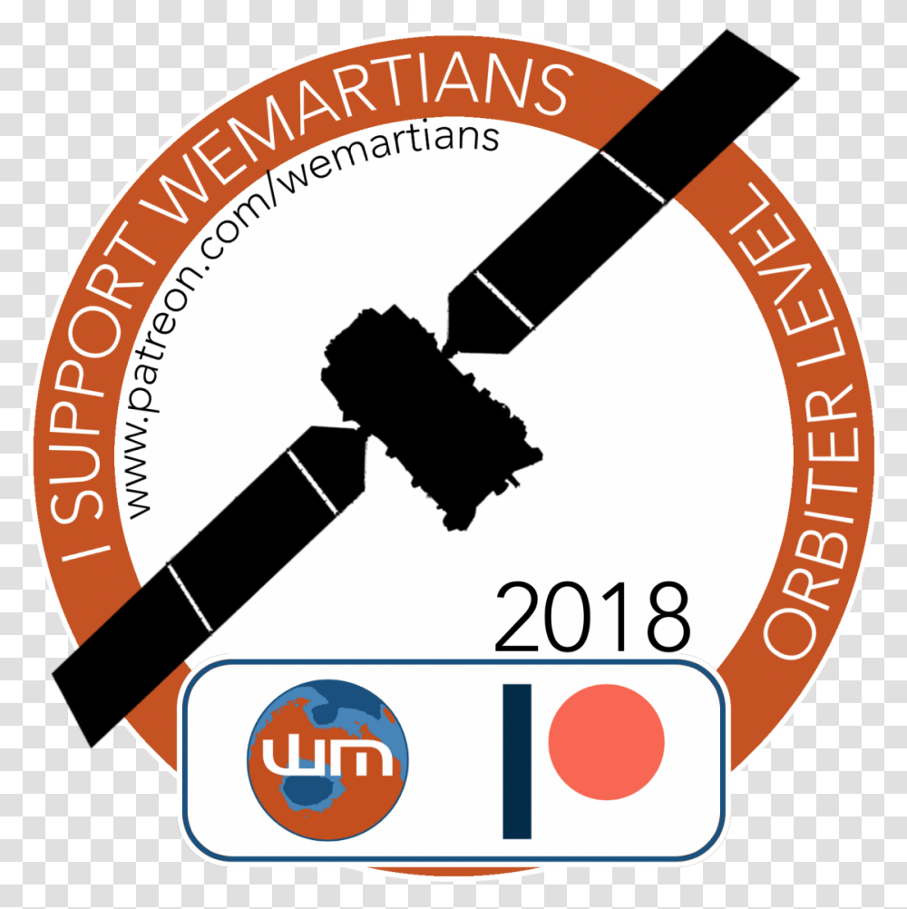 Wemartians Orbiter Level Social Media Badge Graphics, Logo, Number Transparent Png