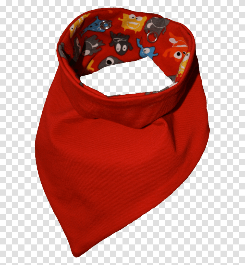 Wendezahntuch Turnable Tooth Bandana Monster Red, Apparel, Hood, Headband Transparent Png