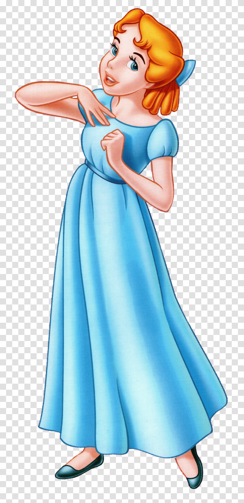 Wendy Darling Photo Background Wendy Cartoon Peter Pan, Apparel, Evening Dress, Robe Transparent Png