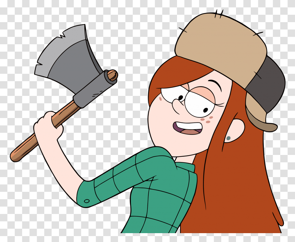 Wendy Dipper Pines Mabel Pines Clothing Nose Cartoon Wendy Gravity Falls, Axe, Tool, Person, Human Transparent Png