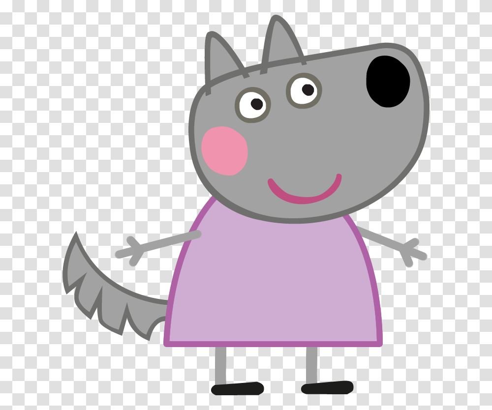 Wendy Wolf Peppa Pig Fanon Wiki Fandom Powered, Label, Face Transparent Png