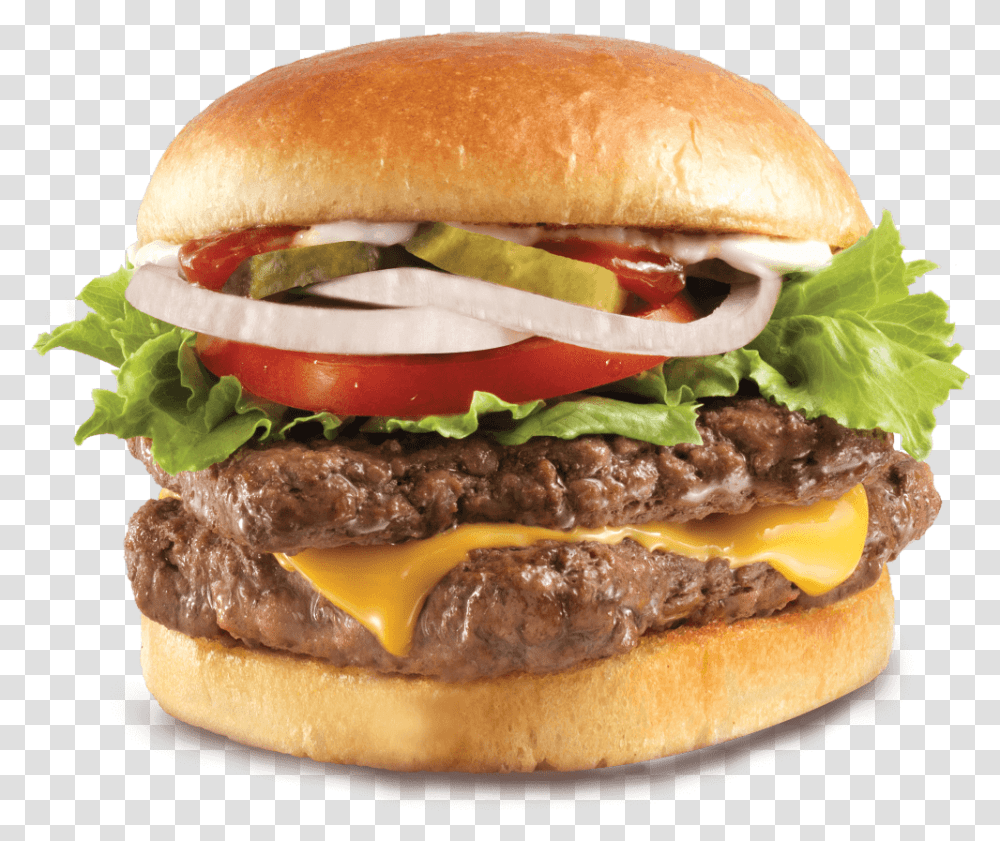 Wendys Daves Double Price Dave's Double At, Burger, Food Transparent Png