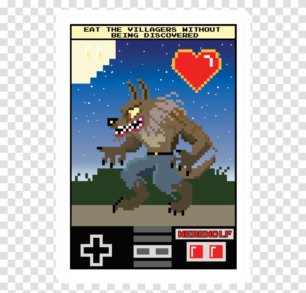 Werewolf 8 Bit Game, Outdoors, Nature, Super Mario, Minecraft Transparent Png