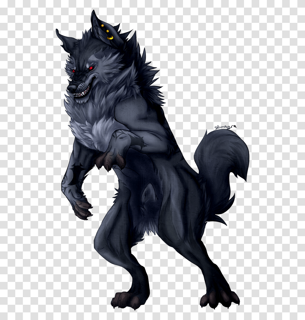 Werewolf Blue Wolf Background, Mammal, Animal, Wildlife, Horse Transparent Png