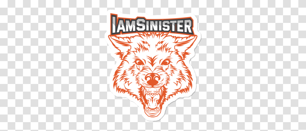 Werewolf Logo Sticker By Iamsinister Design Humans Roar, Rug, Symbol, Trademark Transparent Png