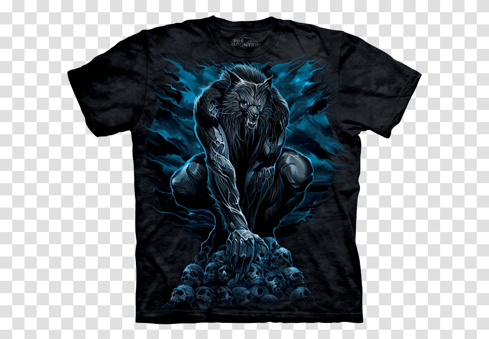 Werewolf Rising T Shirt Werewolf Moon, Apparel, T-Shirt, Tiger Transparent Png