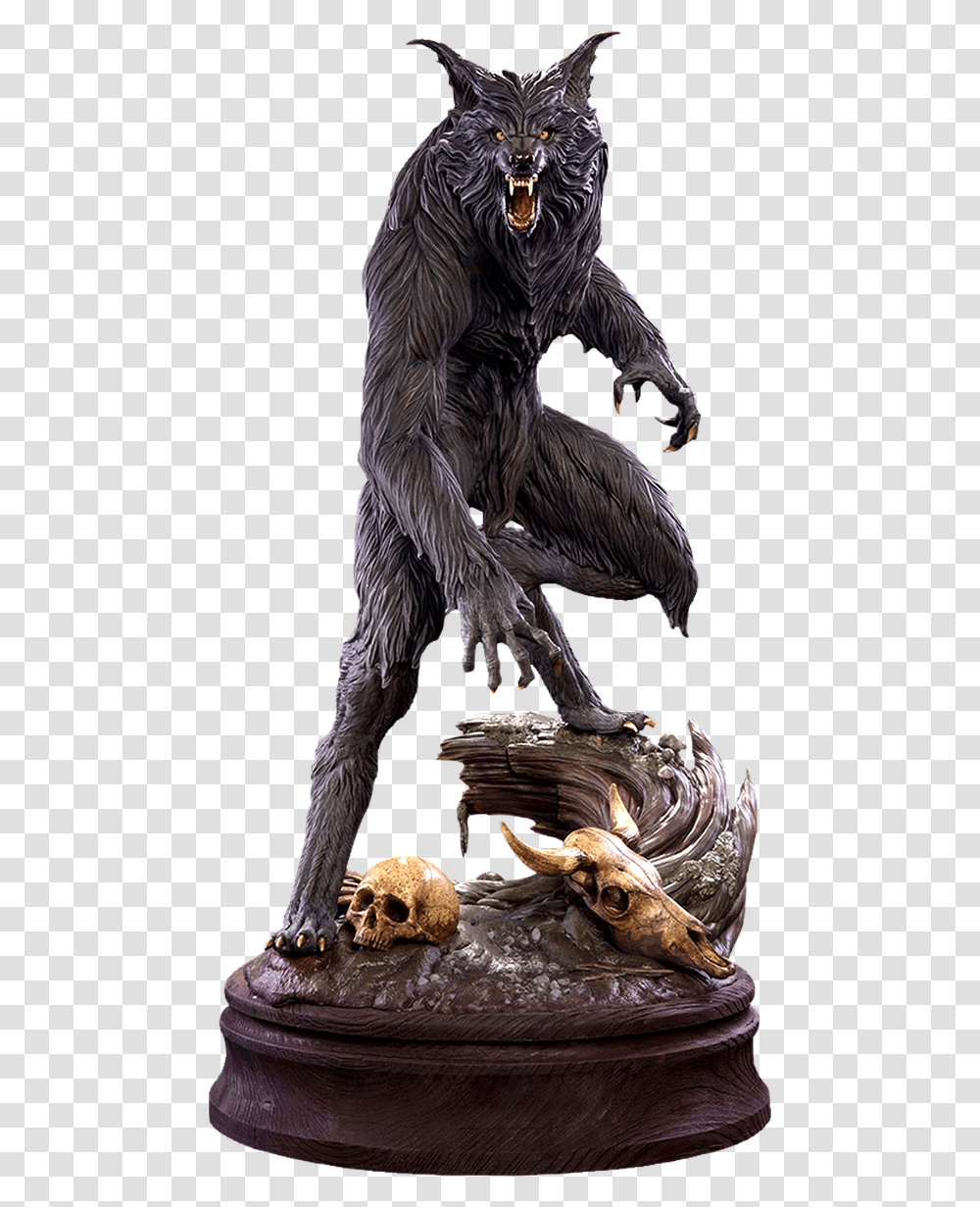 Werewolf Statue For Sale, Sculpture, Animal, Painting Transparent Png