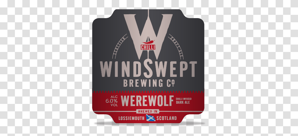 Werewolf Windswept Label, Poster, Advertisement, Text, Word Transparent Png