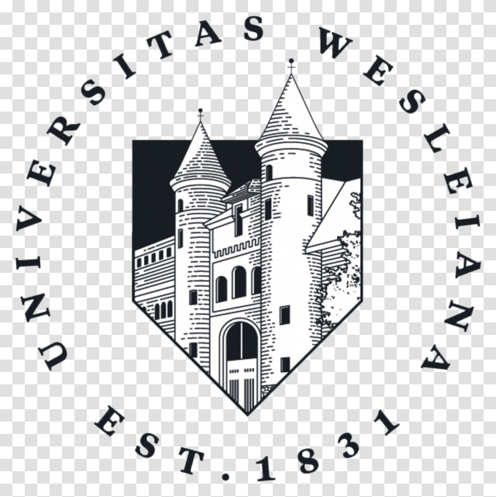 Wesacademicseal Wesleyan University Seal, Architecture, Building, Drawing Transparent Png