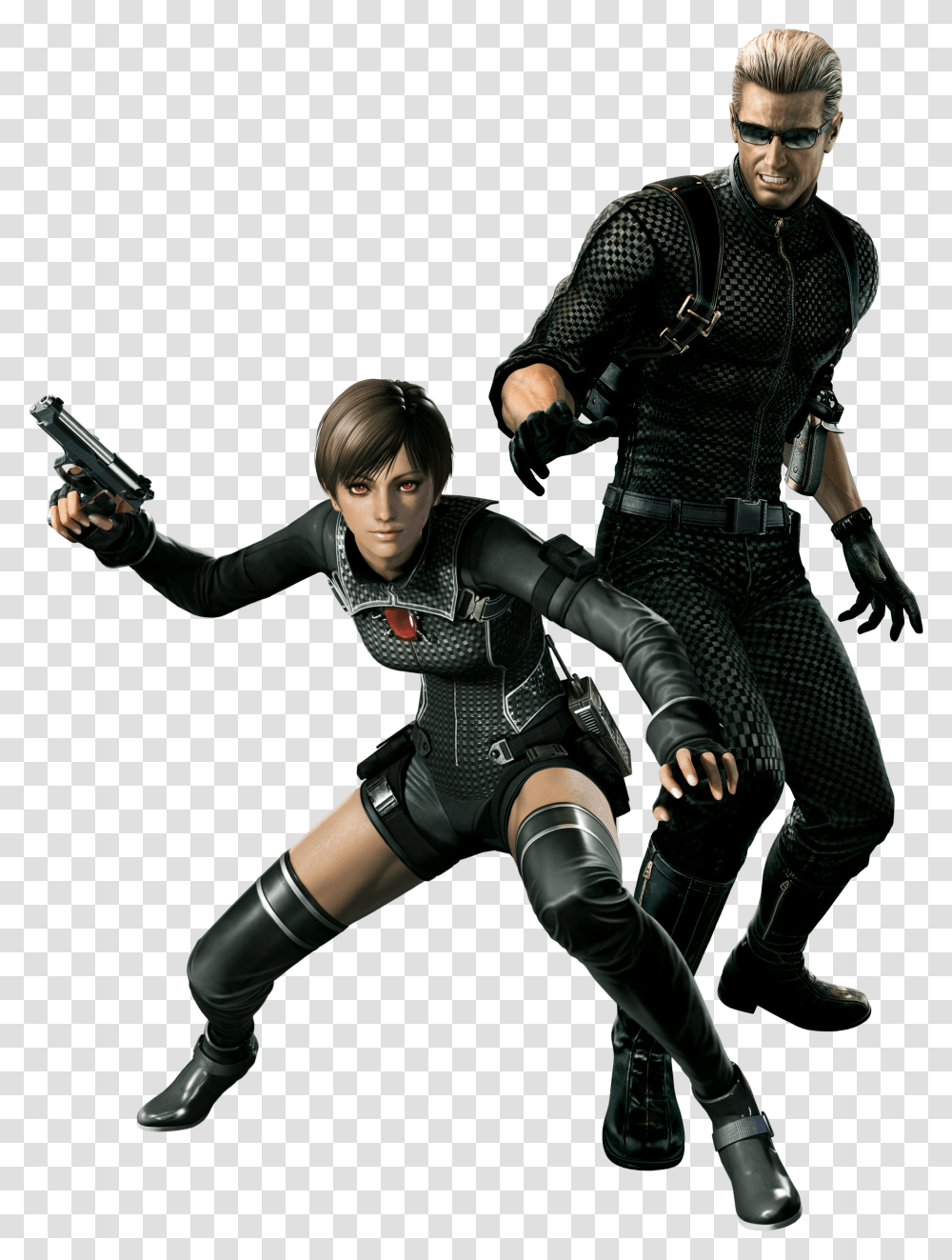 Wesker Resident Evil 0 Wesker Mode Rebecca, Person, Human, Gun, Weapon Transparent Png